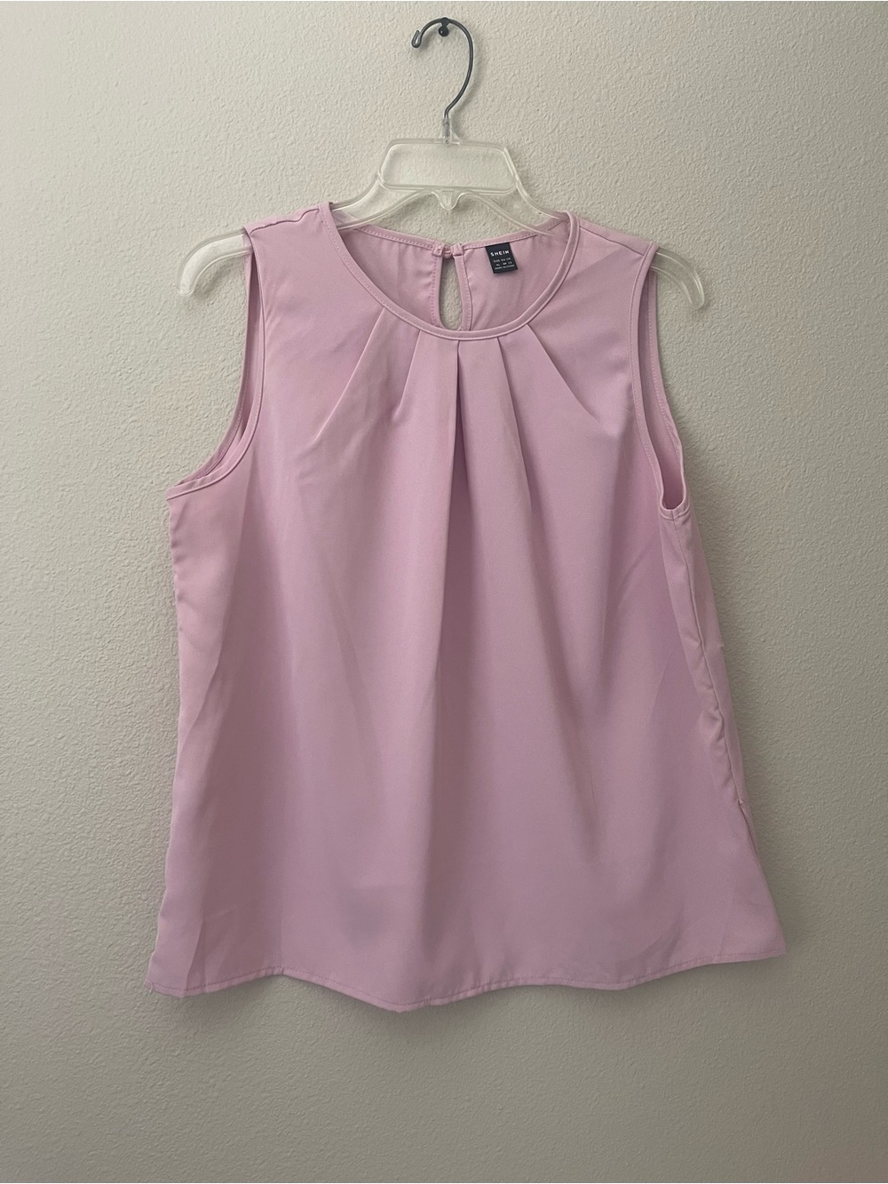Shein Sleeveless Blouse XL Dusty Pink